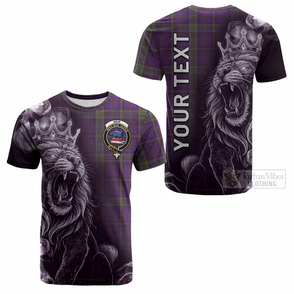 Weir Tartan Cotton T-shirt Roaring Lion Heritage