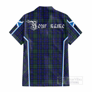 Weir Tartan Crest Cotton Hawaiian Shirt Scotland Coat of Arm Flag Style - Tartan Vibes Clothing