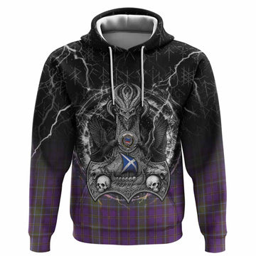 Weir Tartan Crest Hoodie Celtic Odin's Raven Legacy
