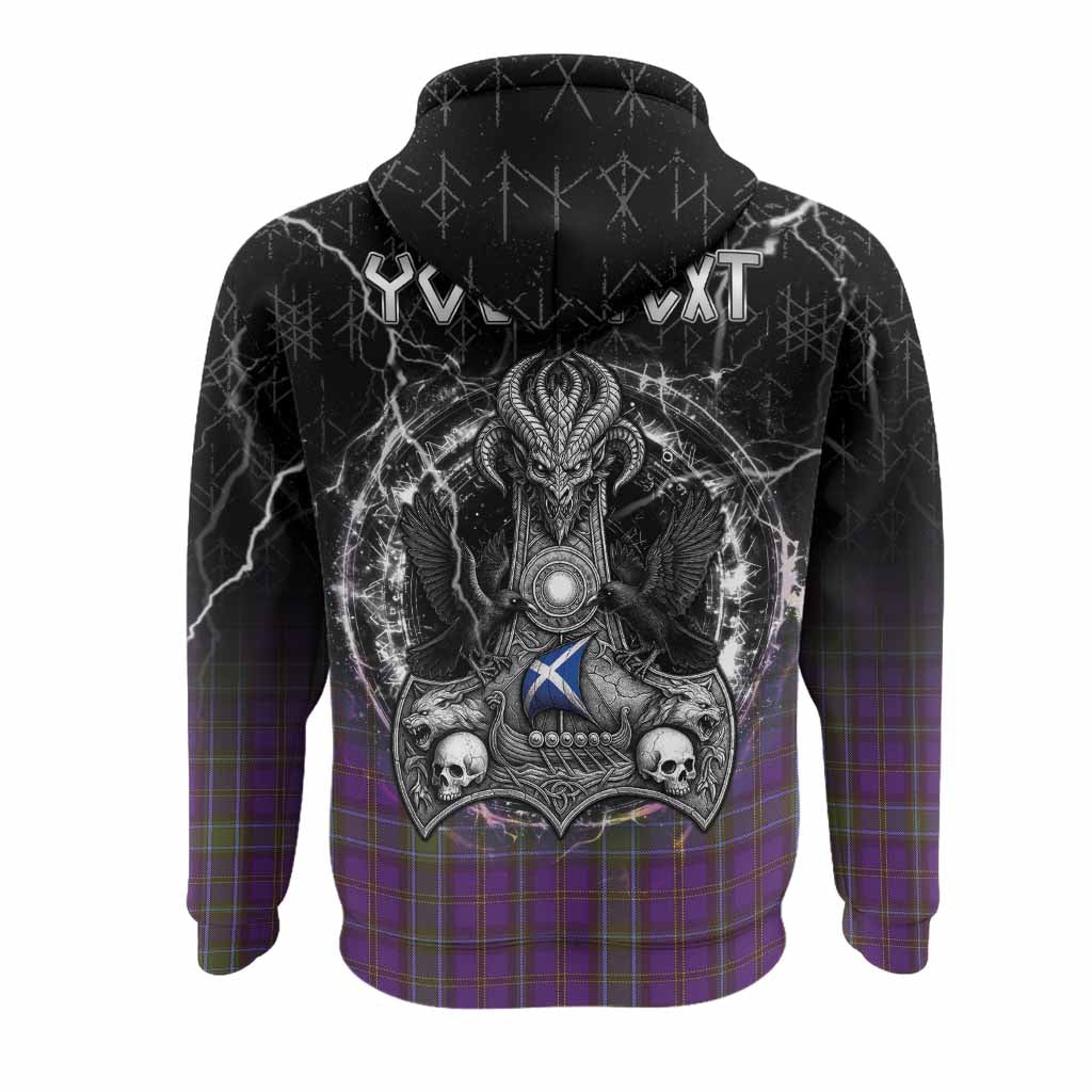 Weir Tartan Crest Hoodie Celtic Odin's Raven Legacy