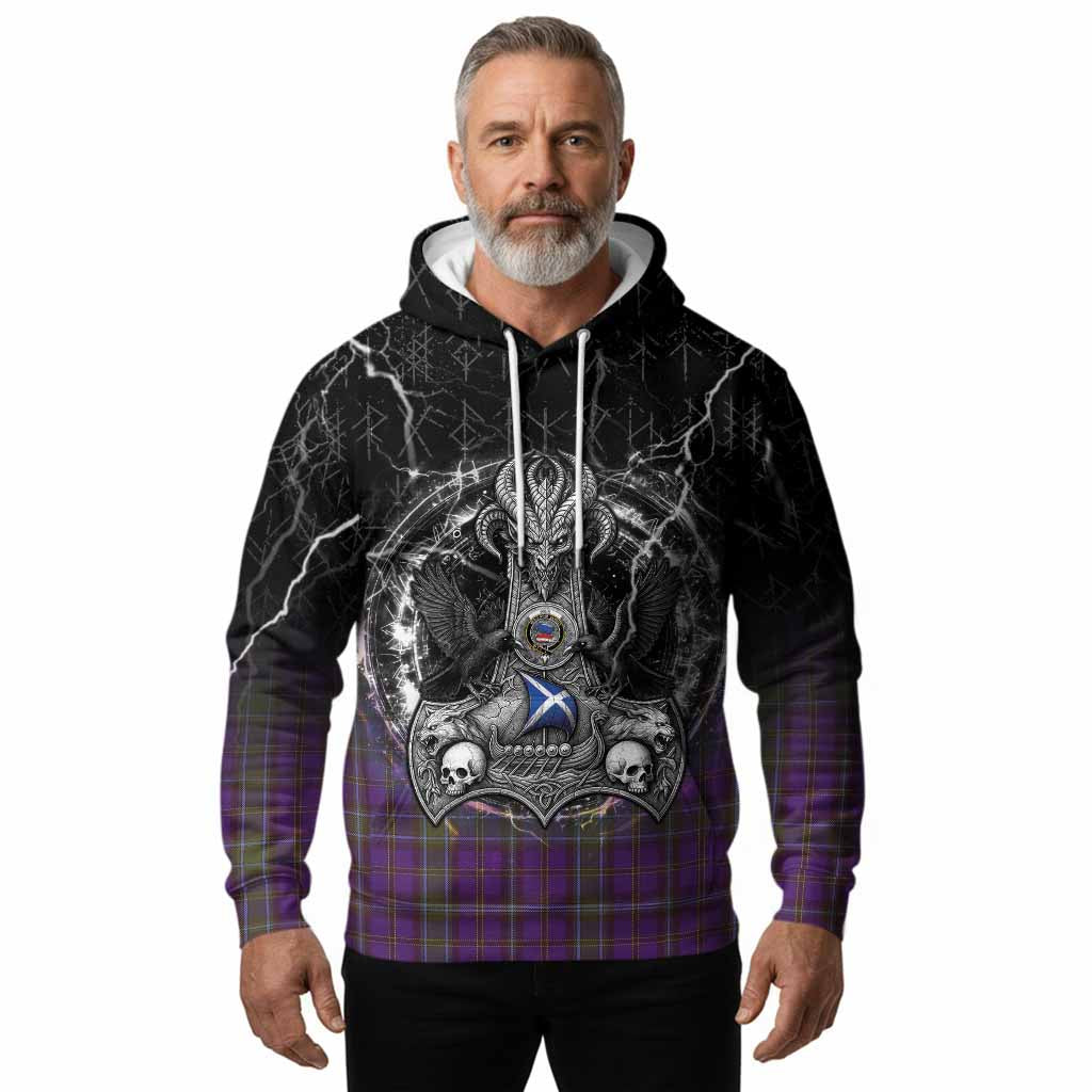 Weir Tartan Crest Hoodie Celtic Odin's Raven Legacy