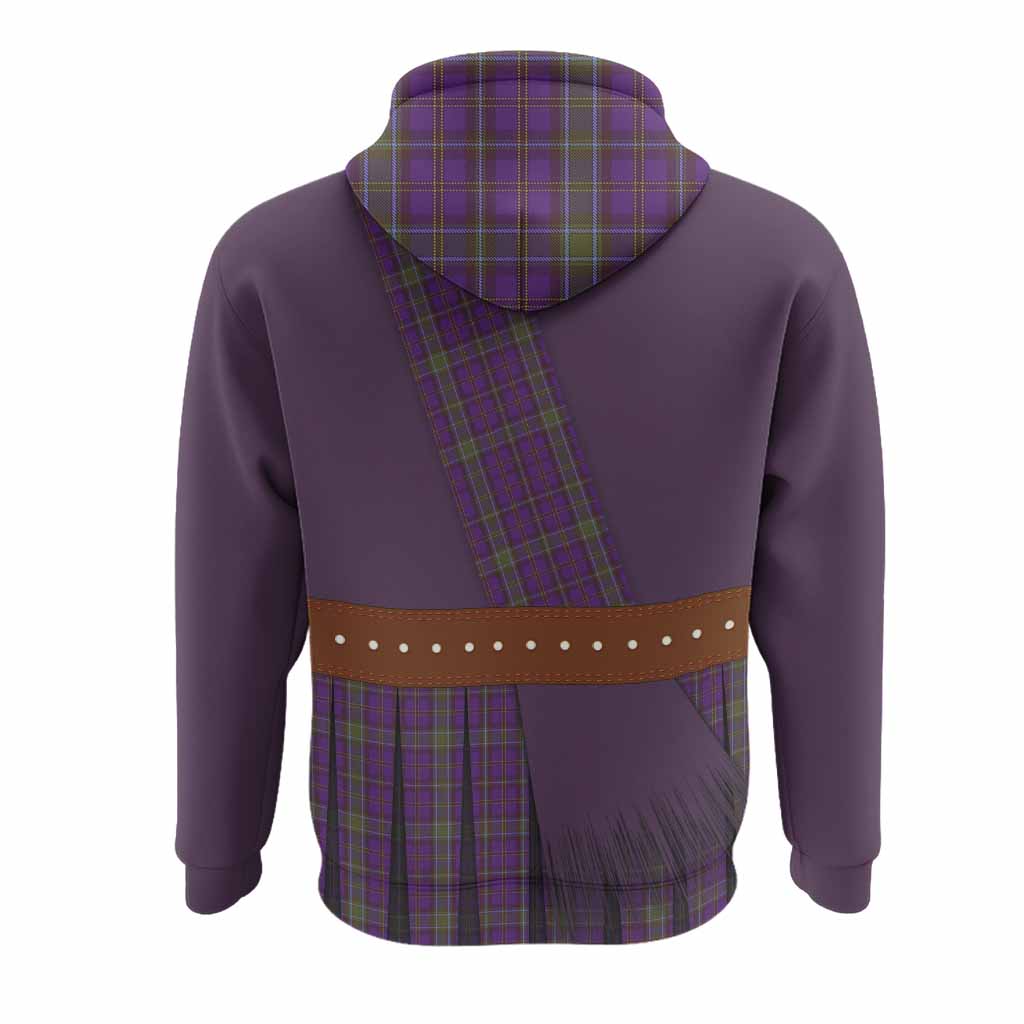 Weir Tartan Crest Hoodie Kilt Costume Style