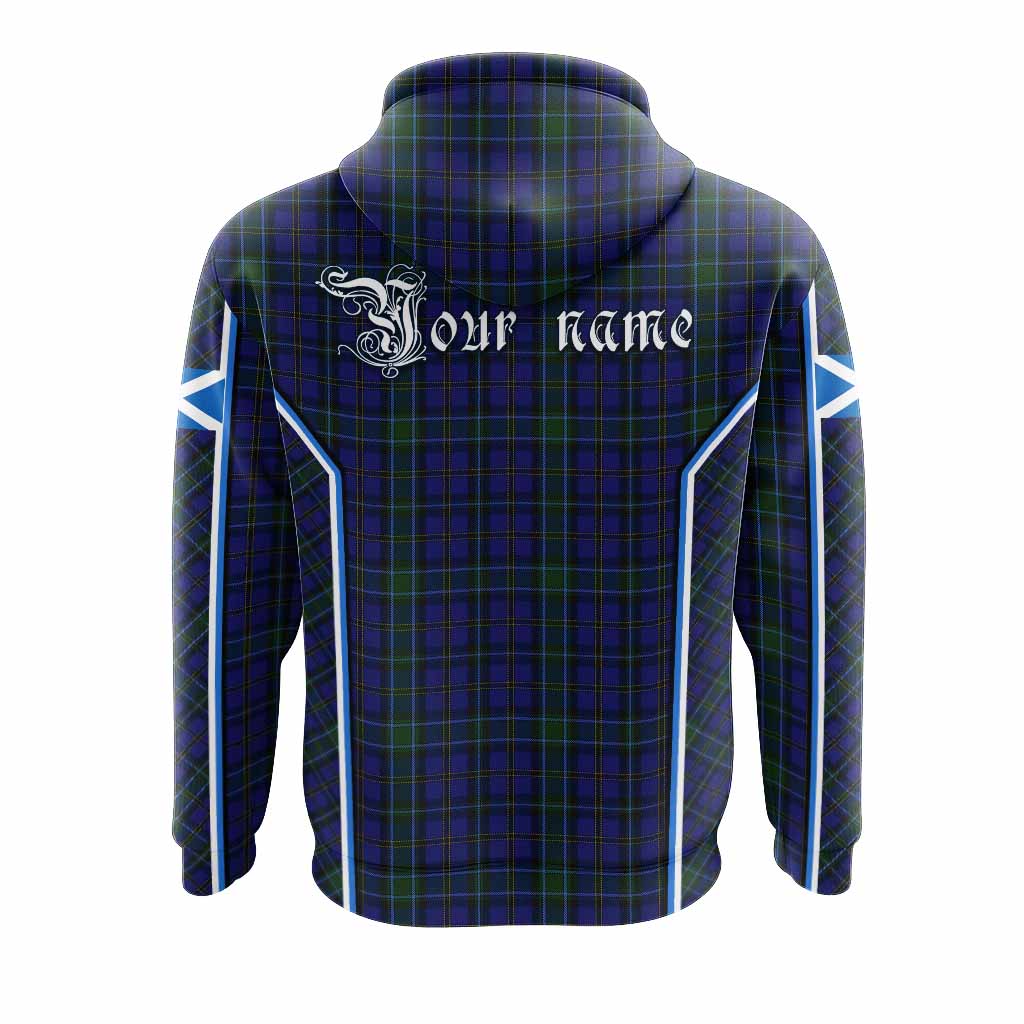 Weir Tartan Crest Hoodie Scotland Coat of Arm Flag Style - Tartan Vibes Clothing