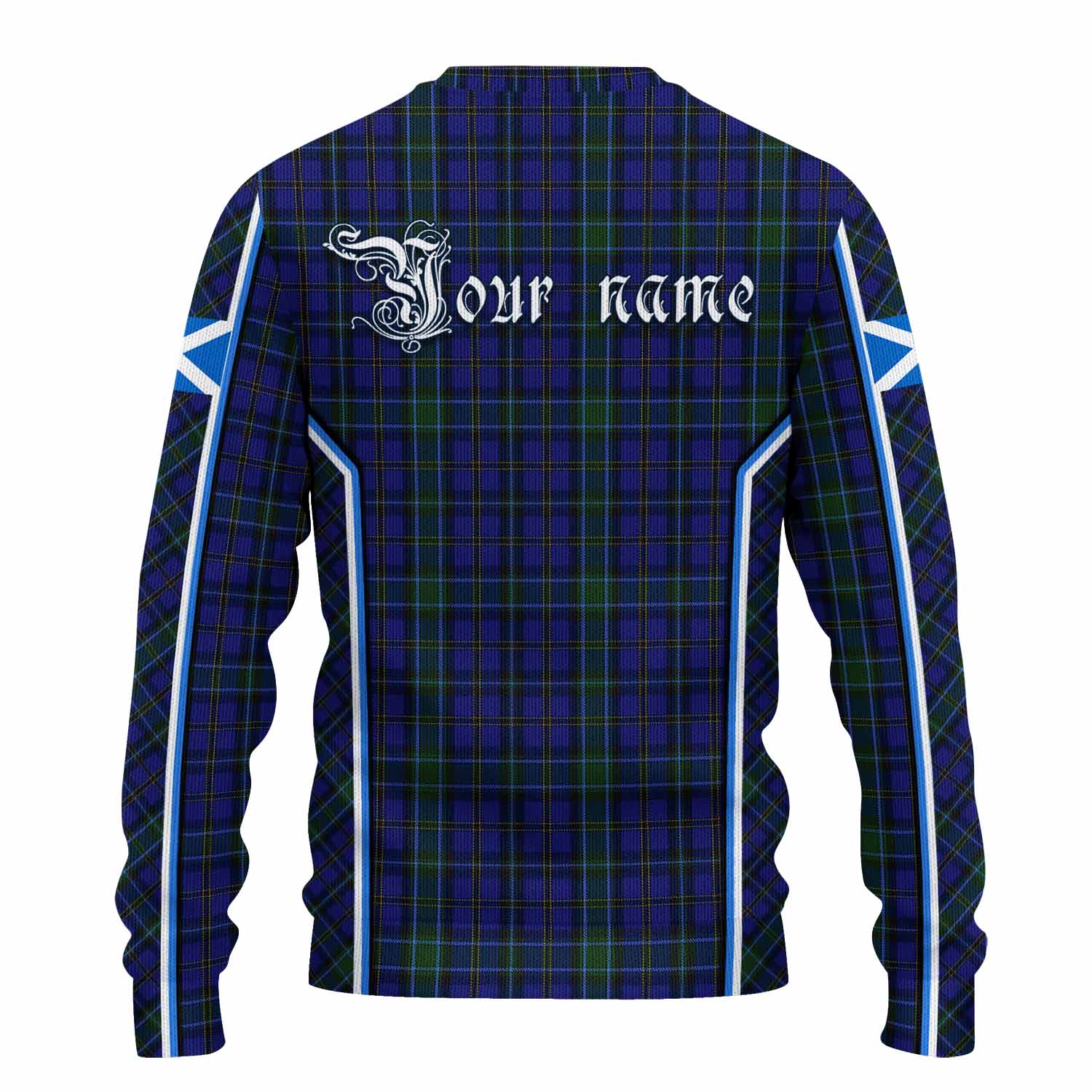Weir Tartan Crest Knitted Sweater Scotland Coat of Arm Flag Style - Tartan Vibes Clothing