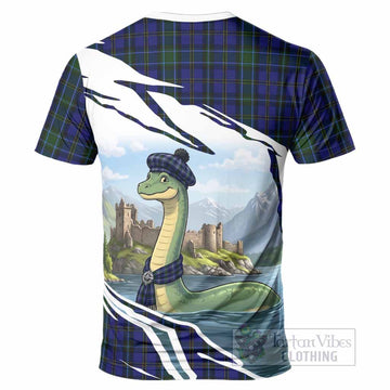 Weir Tartan Crest Loch Ness Monster Scottish Heritage Art T-Shirt