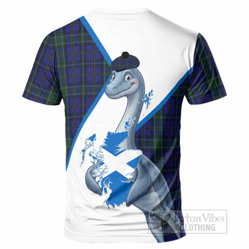 Weir Tartan Crest Loch Ness Monster T-Shirt Nessie Scottish Map Tha Gradh Agam Air Alba