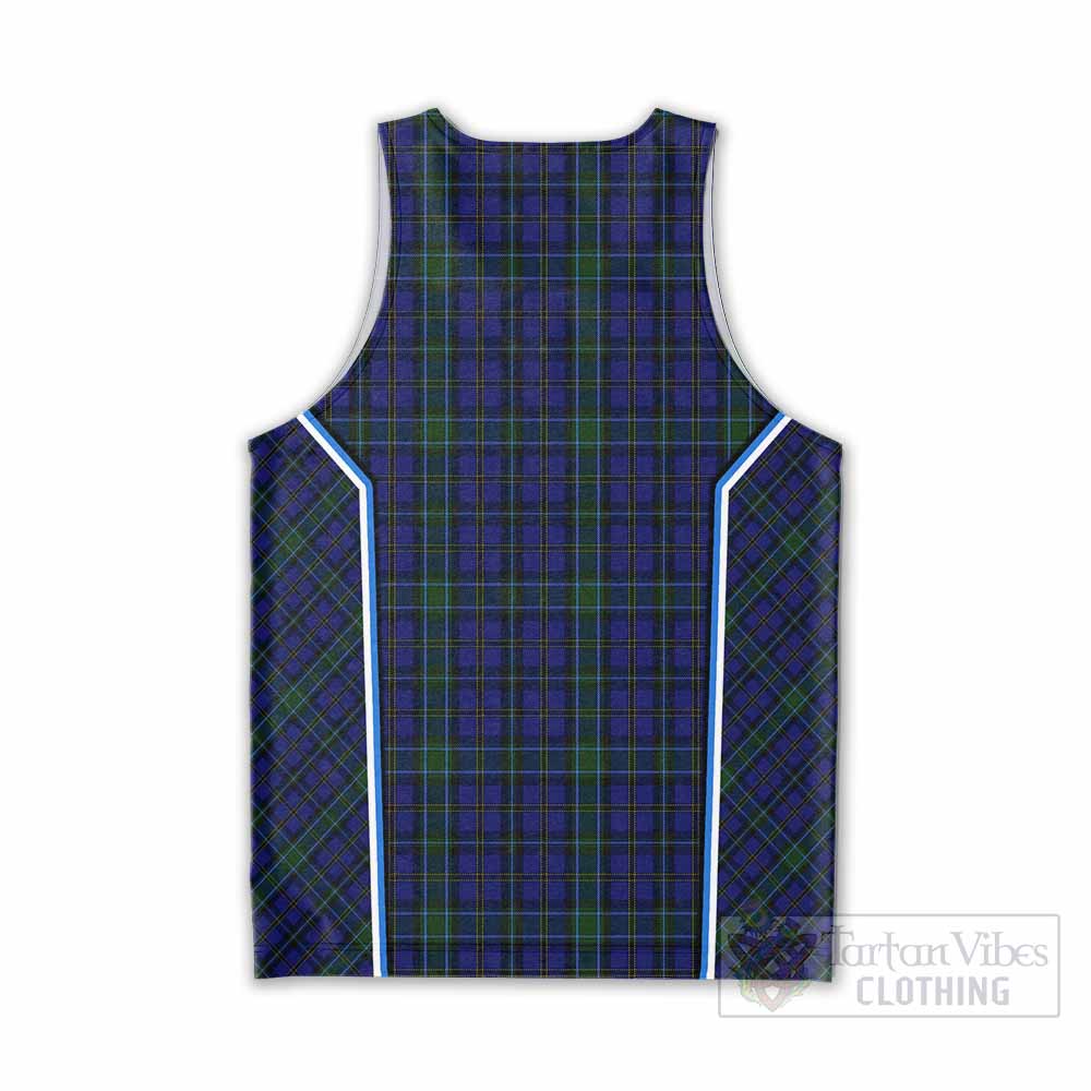 Weir Tartan Crest Men Tank Top Scotland Coat of Arm Flag Style - Tartan Vibes Clothing