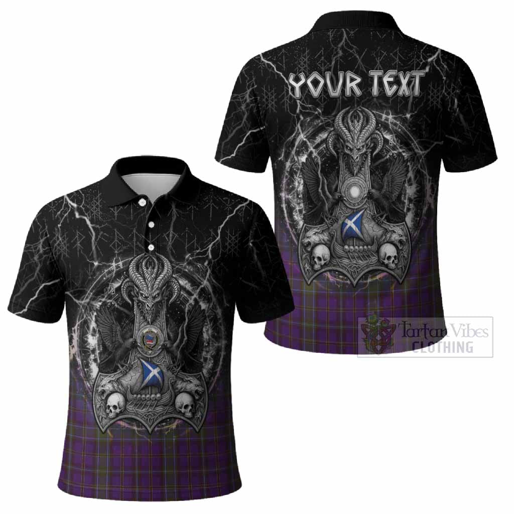 Weir Tartan Crest Polo Shirt Celtic Odin's Raven Legacy