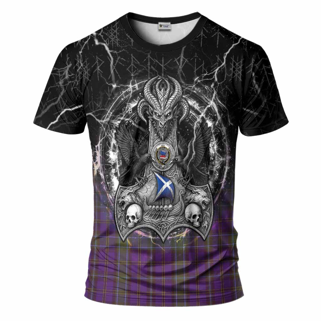 Weir Tartan Crest T-Shirt Celtic Odin's Raven Legacy