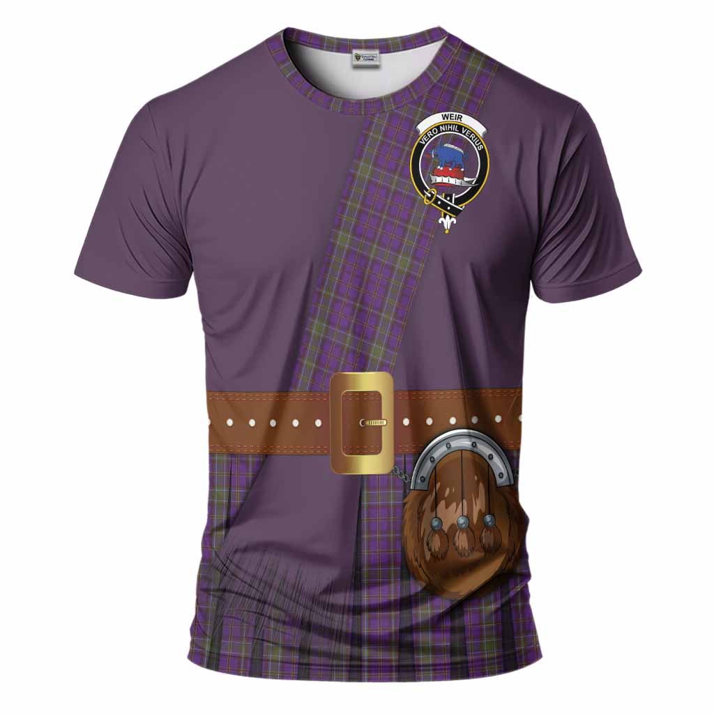 Weir Tartan Crest T-Shirt Kilt Costume Style