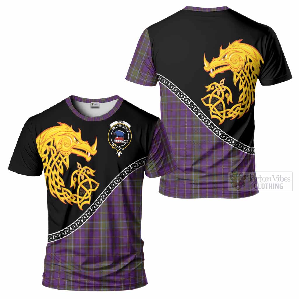 Weir Tartan Crest T-Shirt Legendary Dragon Knot Half Style