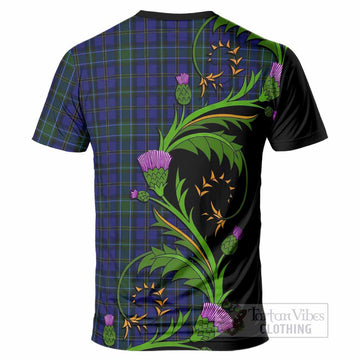 Weir Tartan Crest T-Shirt Scottish Thistle Pride Heritage Art