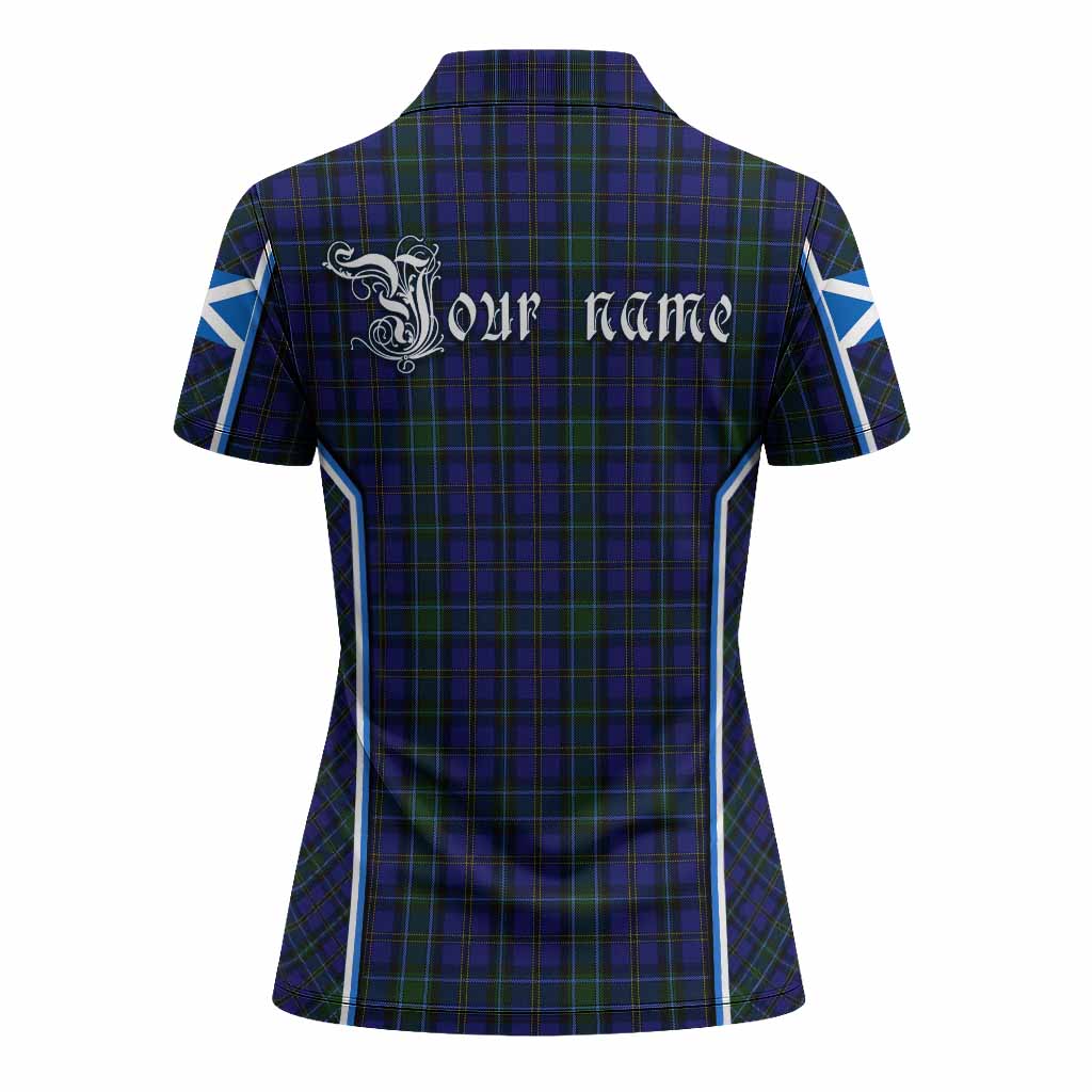 Weir Tartan Crest Women's Polo Shirt Scotland Coat of Arm Flag Style - Tartan Vibes Clothing