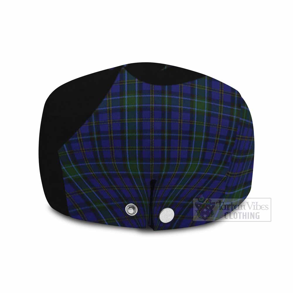 Weir Tartan Family Crest Flat Cap, Jeff Cap Scotland Thistle Floral