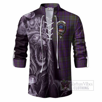 Weir Tartan Ghillie Shirt Roaring Lion Heritage