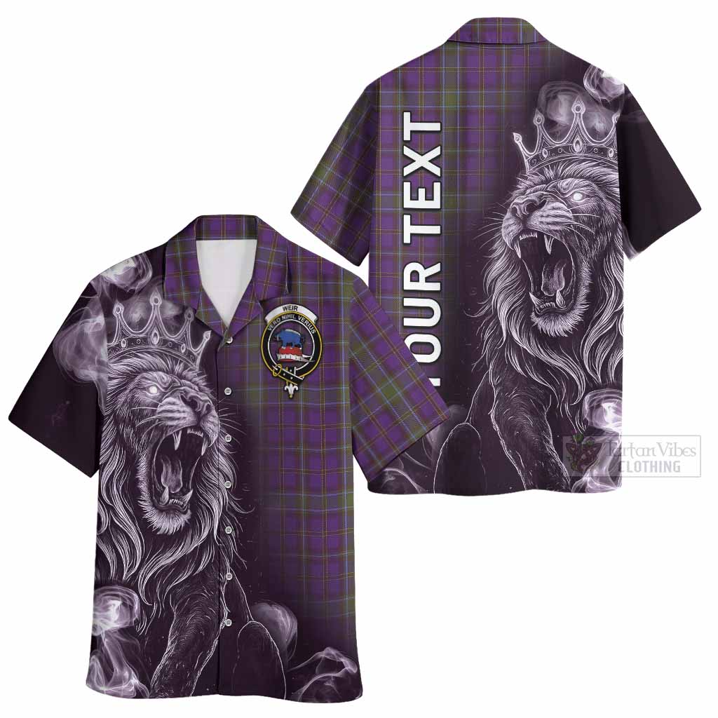 Weir Tartan Hawaiian Shirt Roaring Lion Heritage