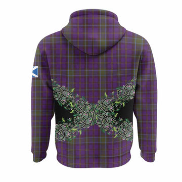 Weir Tartan Hoodie Thistle Scottish Spirit