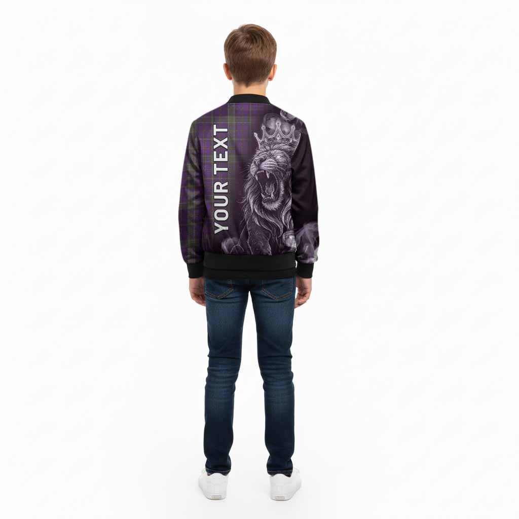 Weir Tartan Kid Bomber Jacket Roaring Lion Heritage