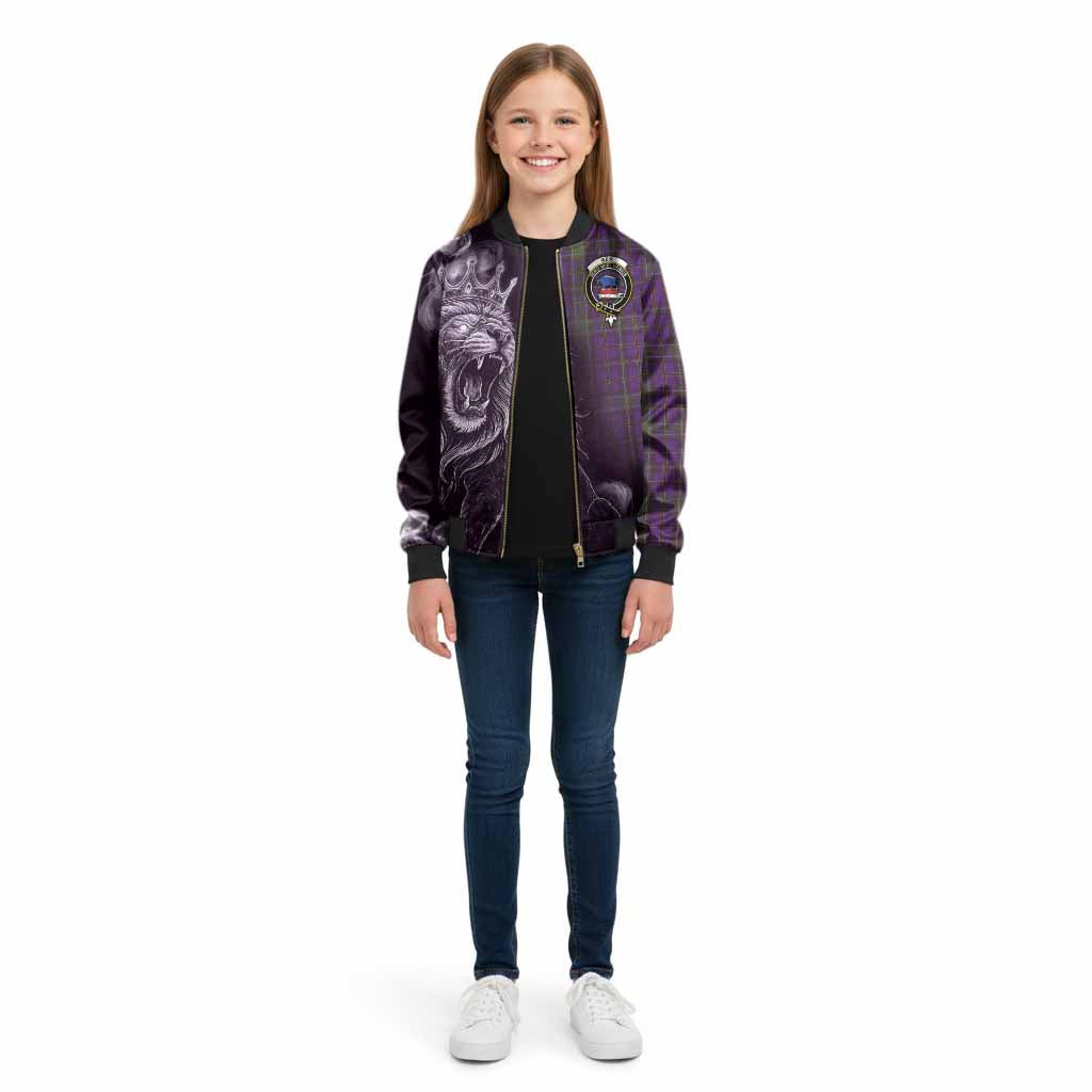 Weir Tartan Kid Bomber Jacket Roaring Lion Heritage