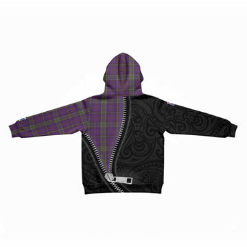 Weir Tartan Kid Hoodie New Zealand Pattern Unique Zipper Stylized