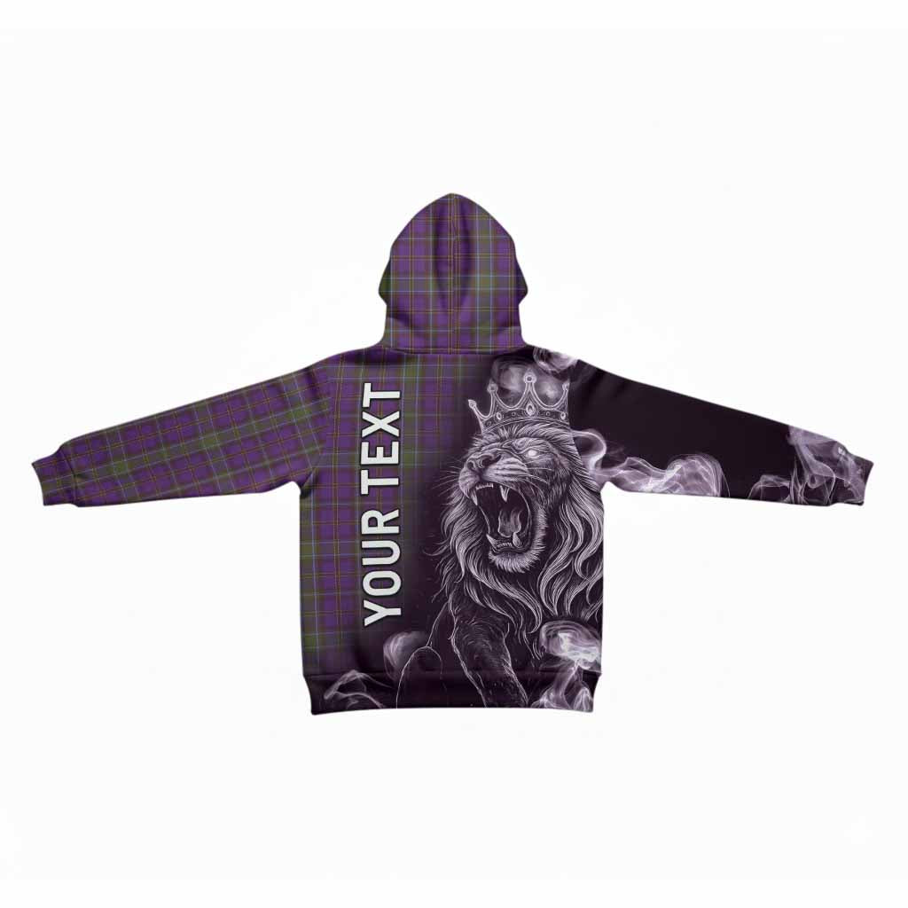 Weir Tartan Kid Hoodie Roaring Lion Heritage