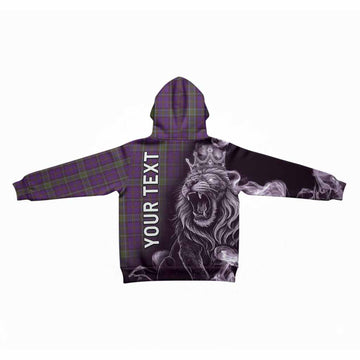 Weir Tartan Kid Hoodie Roaring Lion Heritage