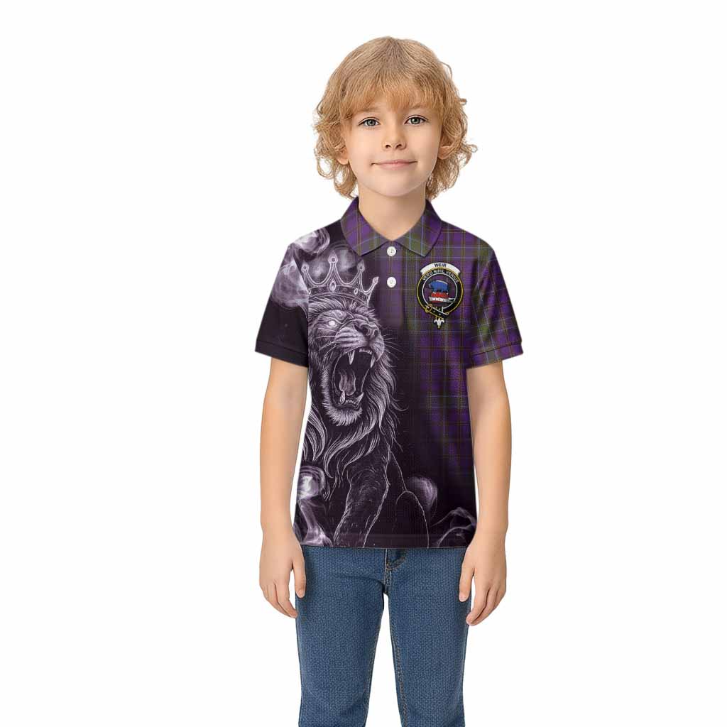 Weir Tartan Kid Polo Shirt Roaring Lion Heritage