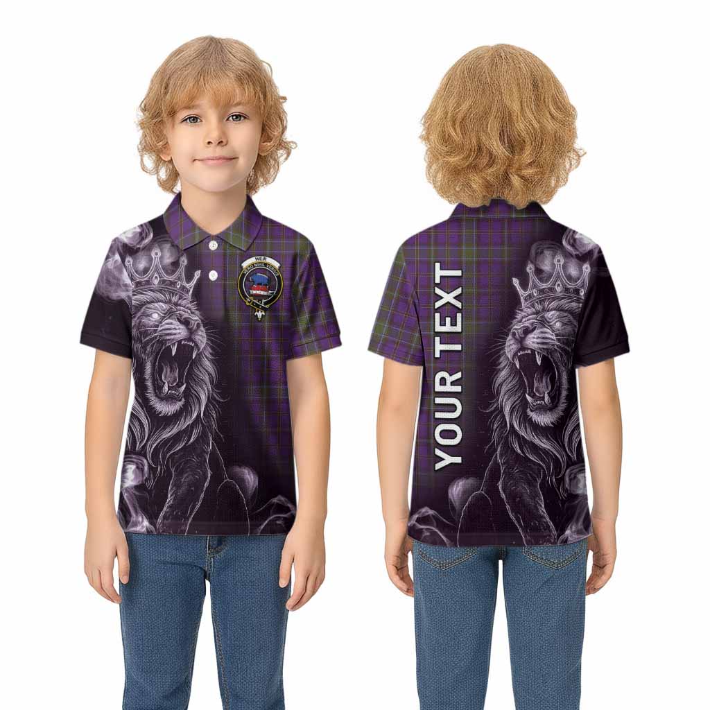 Weir Tartan Kid Polo Shirt Roaring Lion Heritage