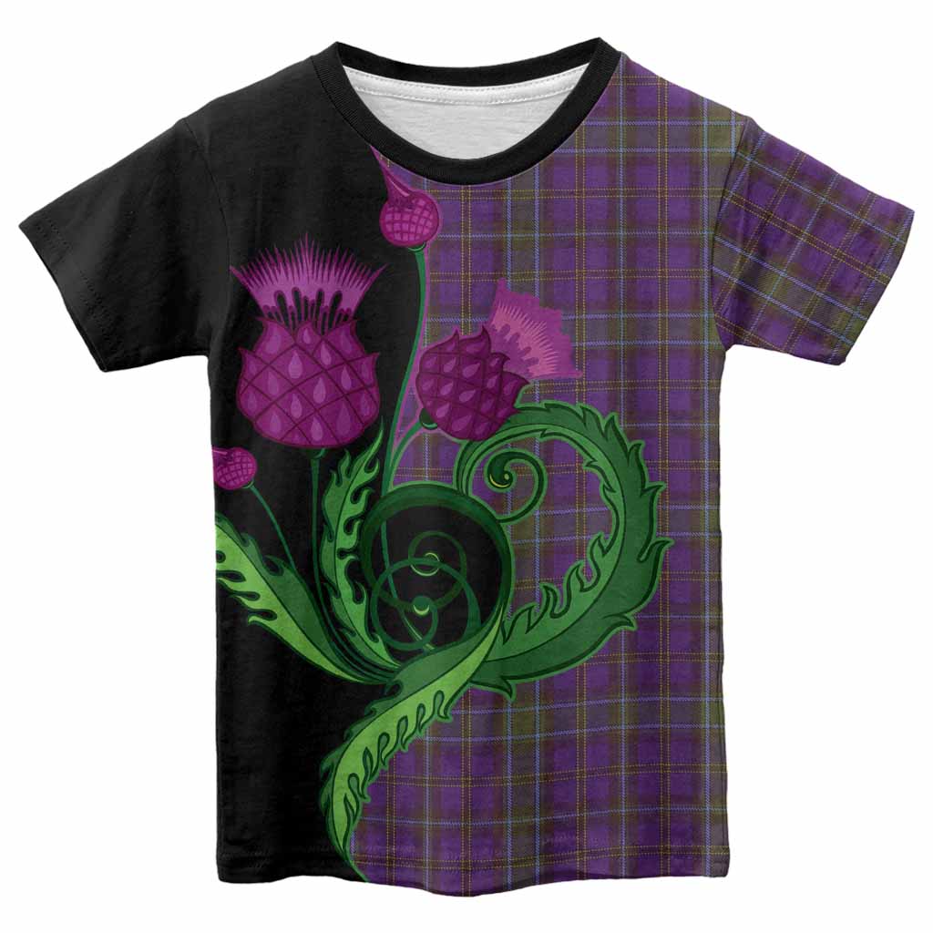 Weir Tartan Kid T-shirt Traditional Scottish Thistle