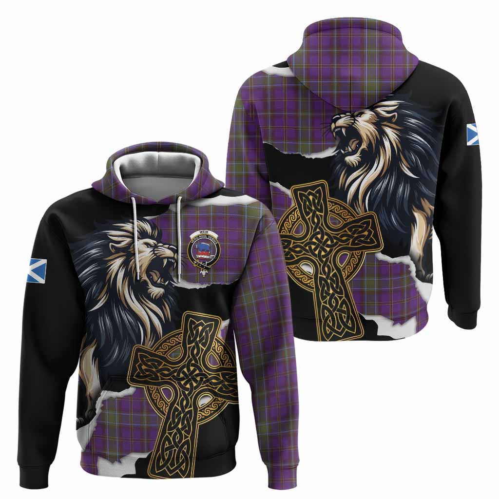 Weir Tartan Scottish Hoodie Lion Celtic Heritage