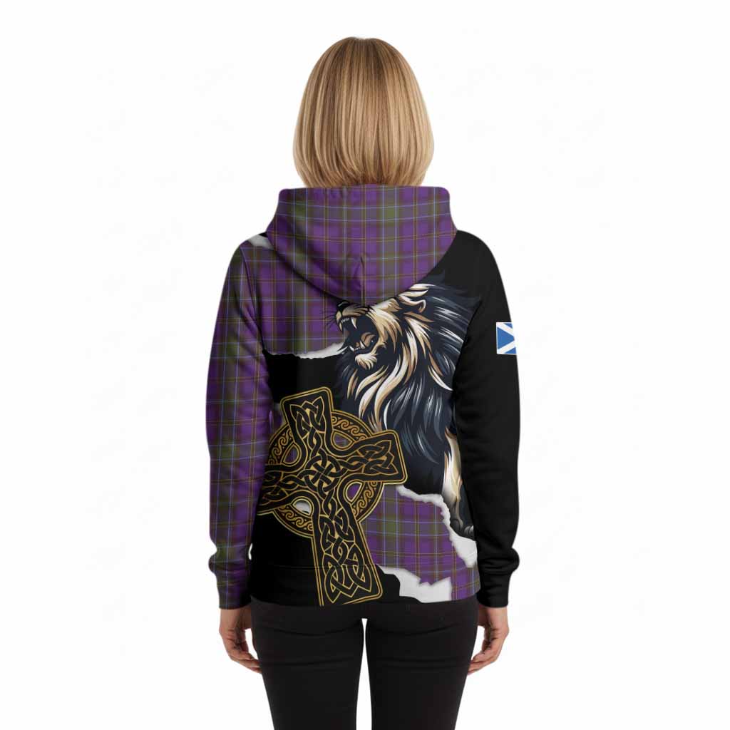 Weir Tartan Scottish Hoodie Lion Celtic Heritage