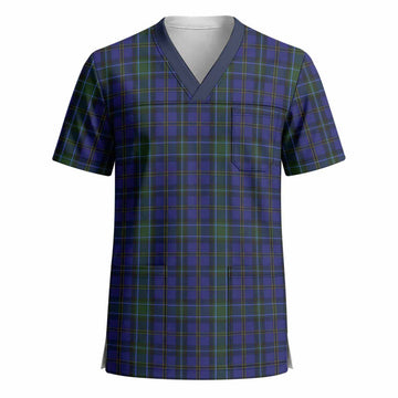 Weir Tartan Scrub Top - Tartan Vibes Clothing