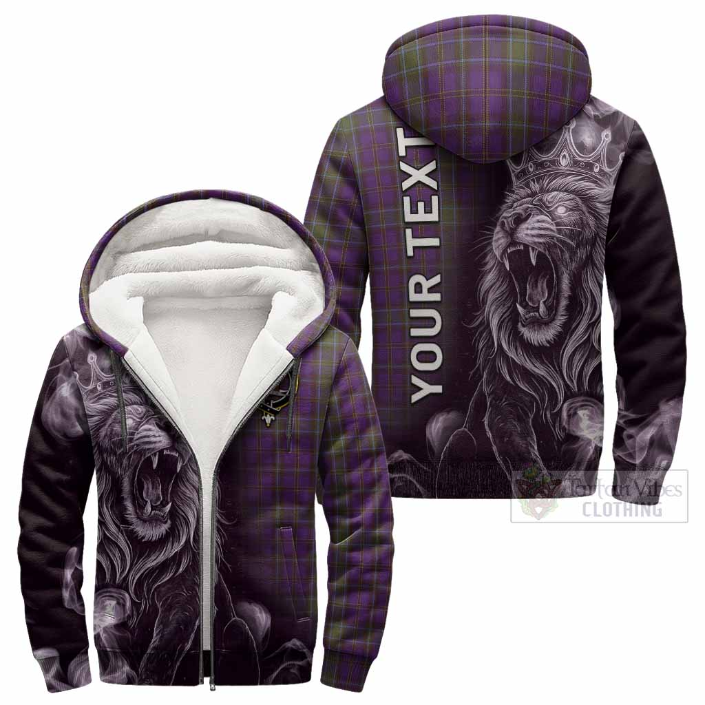 Weir Tartan Sherpa Hoodie Roaring Lion Heritage