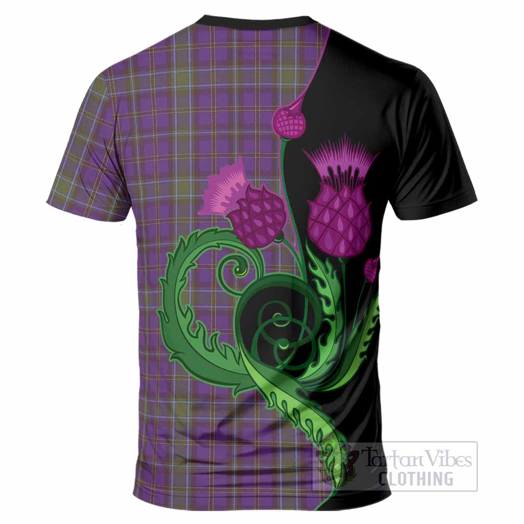 Weir Tartan T-Shirt Traditional Scottish Thistle
