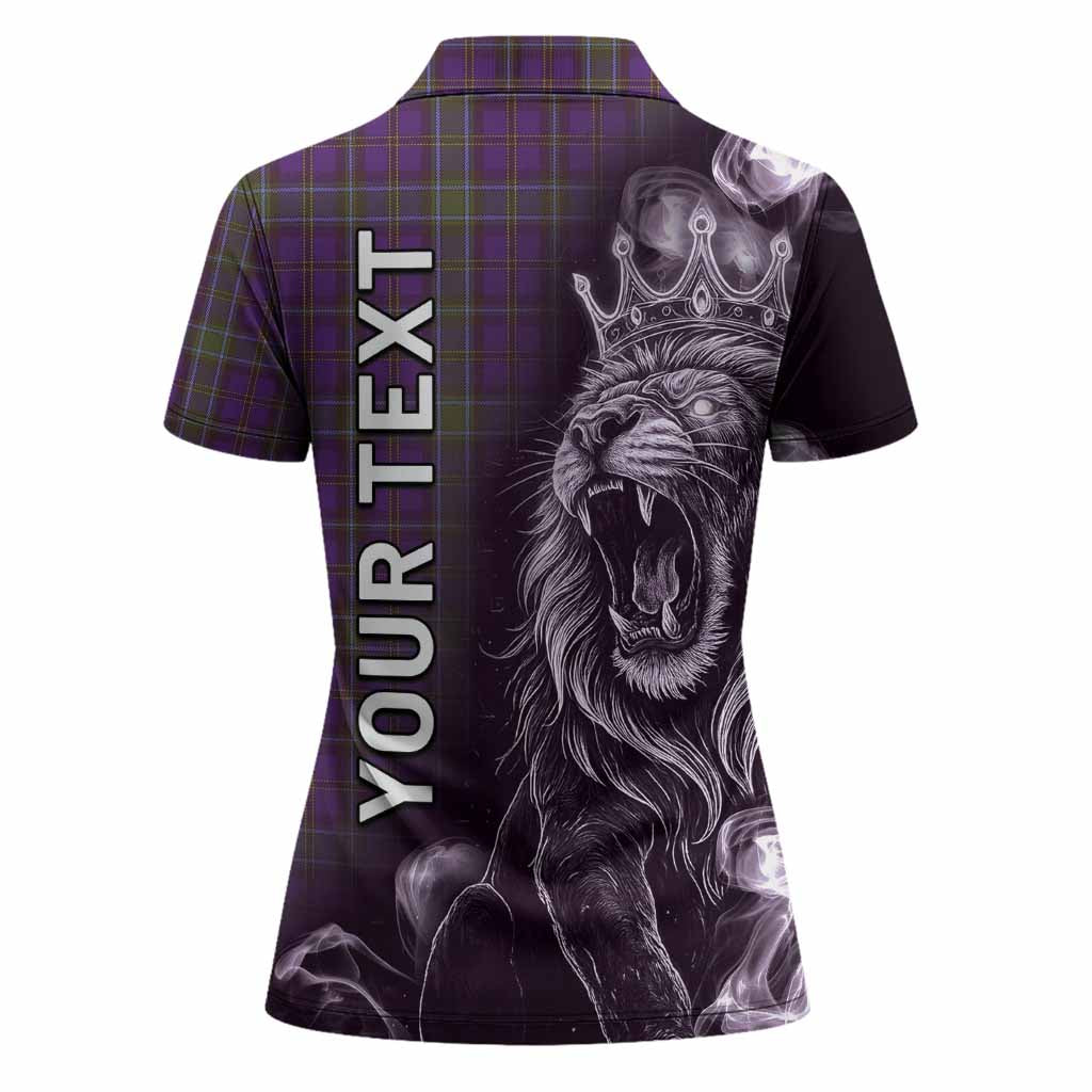 Weir Tartan Women Polo Shirt Roaring Lion Heritage