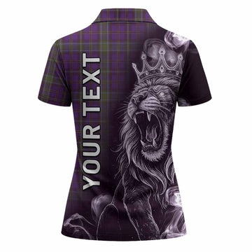 Weir Tartan Women Polo Shirt Roaring Lion Heritage