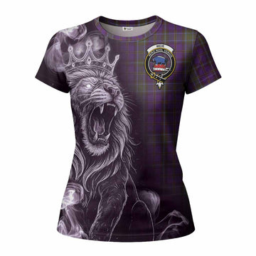 Weir Tartan Women T shirt Roaring Lion Heritage