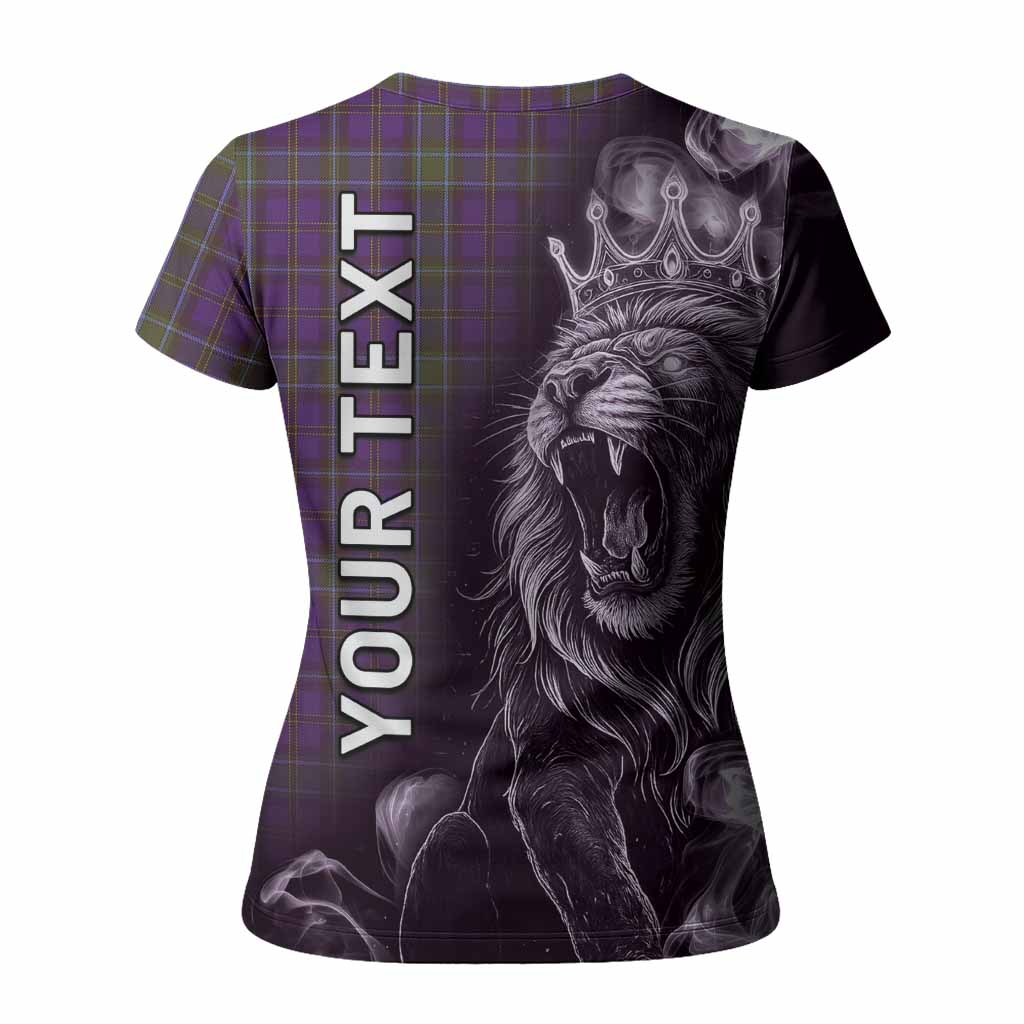 Weir Tartan Women T shirt Roaring Lion Heritage