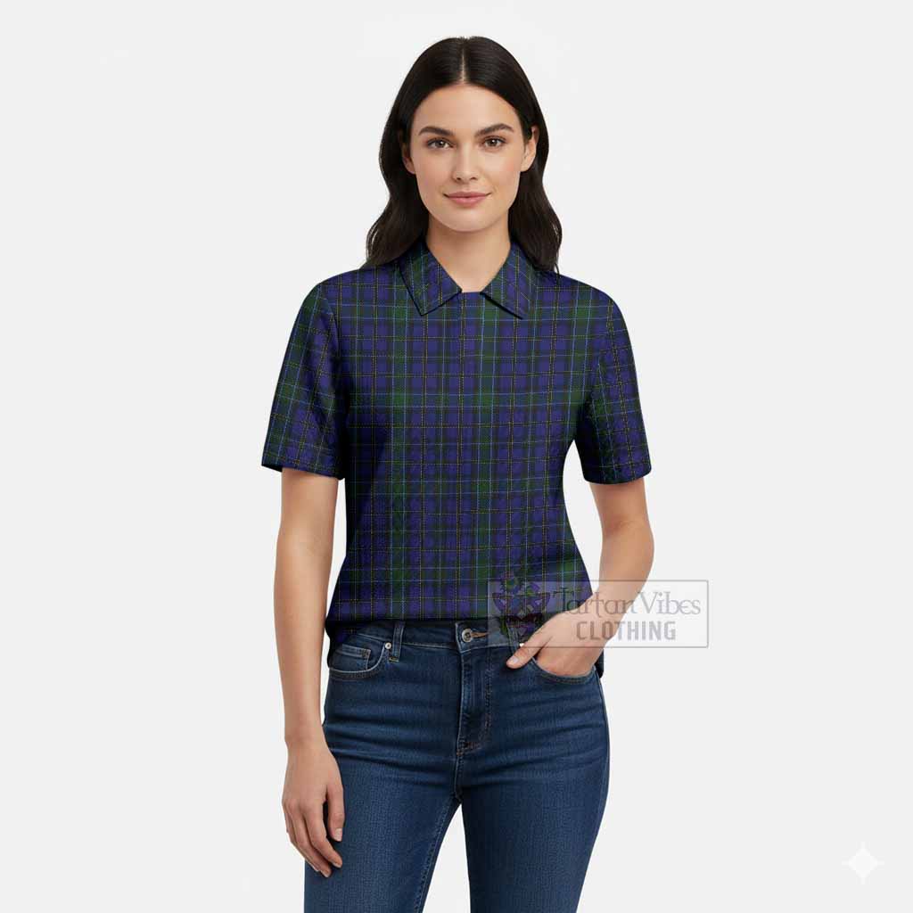 Weir Tartan Women’s Polo Sweater Top