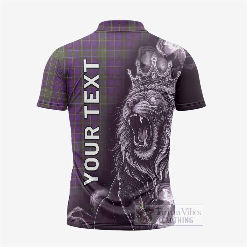 Weir Tartan Zipper Polo Shirt Roaring Lion Heritage