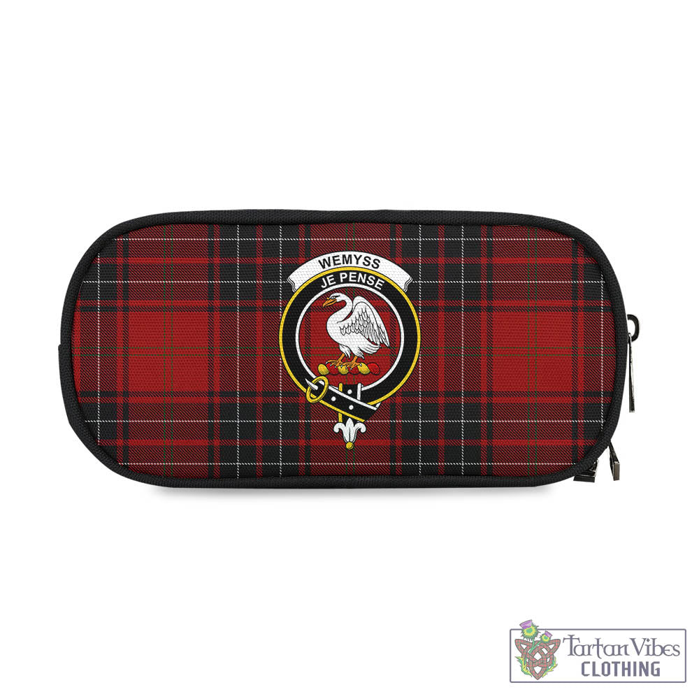 Tartan Vibes Clothing Wemyss Tartan Pen and Pencil Case with Family Crest