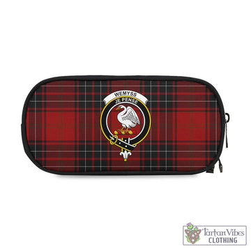 Wemyss Tartan Pen and Pencil Case with Family Crest