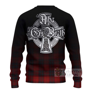 Wemyss Tartan Ugly Sweater Featuring Alba Gu Brath Family Crest Celtic Inspired