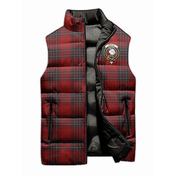 Wemyss Tartan Sleeveless Puffer Jacket with Family Crest