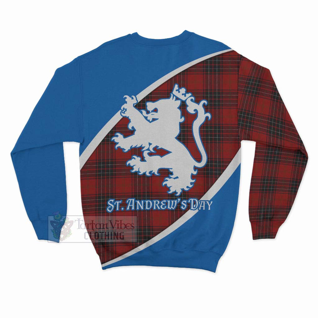 Tartan Vibes Clothing Wemyss Family Crest Tartan Sweatshirt Celebrate Saint Andrew's Day in Style