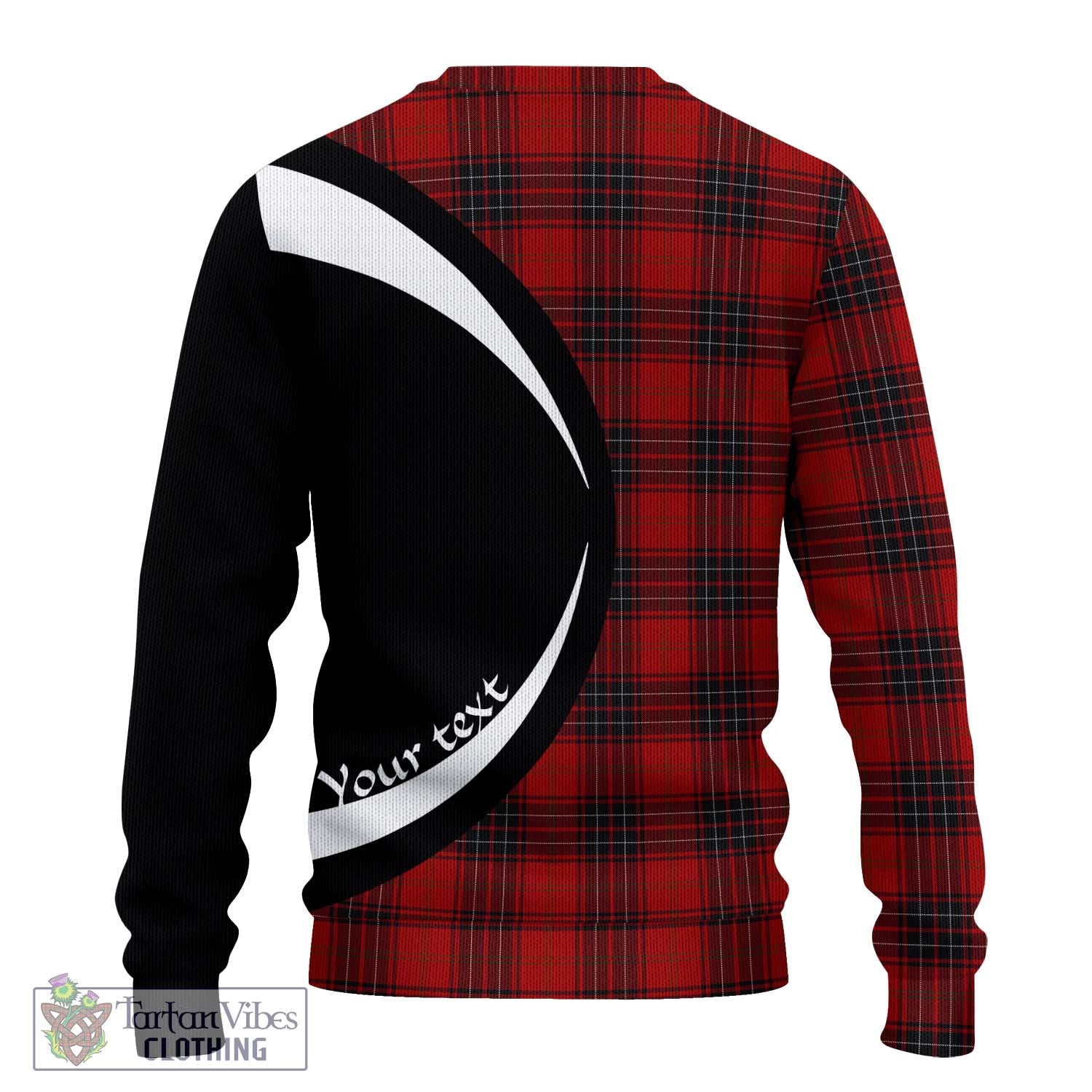 Wemyss Tartan Knitted Sweater with Family Crest Circle Style - Tartan Vibes Clothing