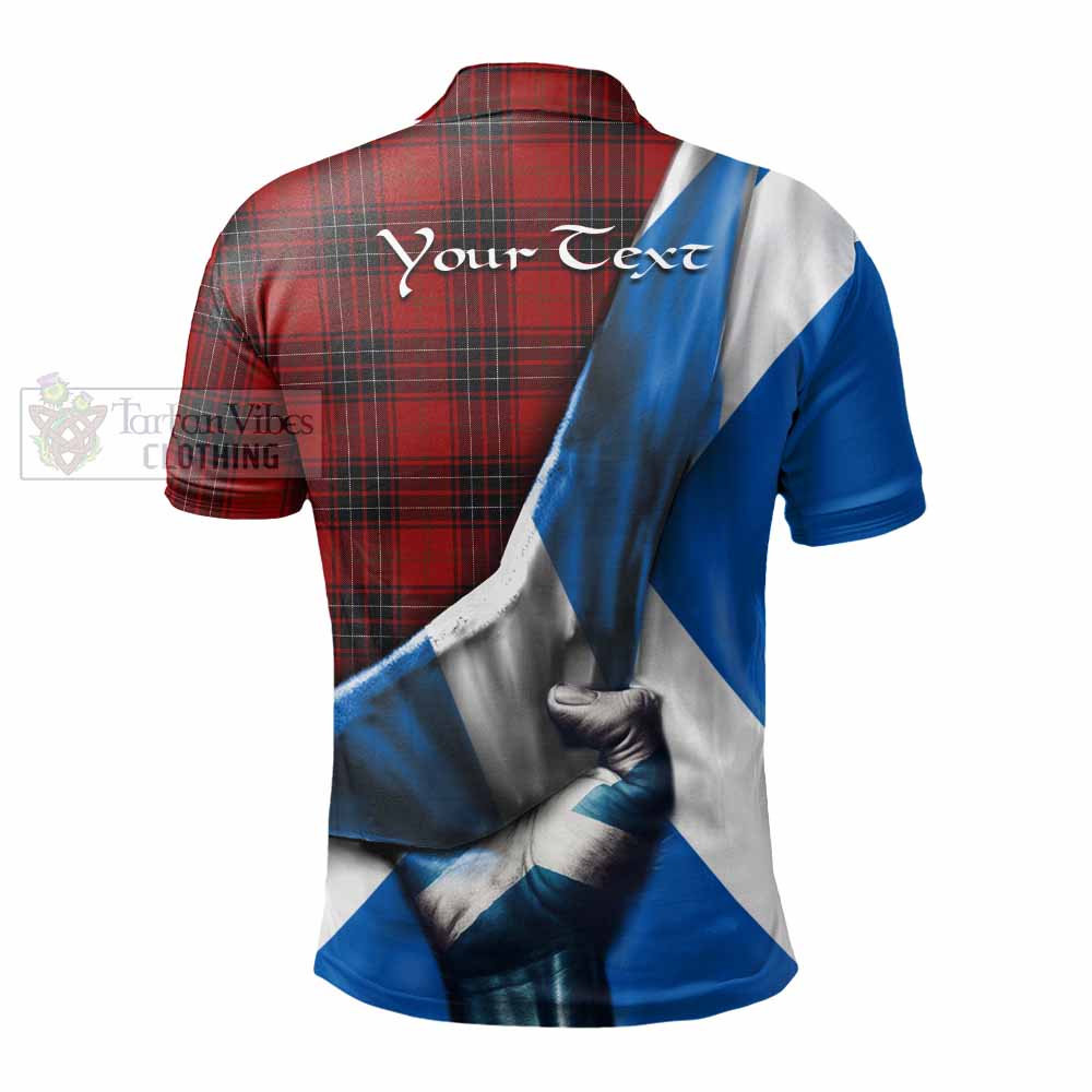 Tartan Vibes Clothing Wemyss Tartan Polo Shirt with Family Crest Scotland Patriotic Style