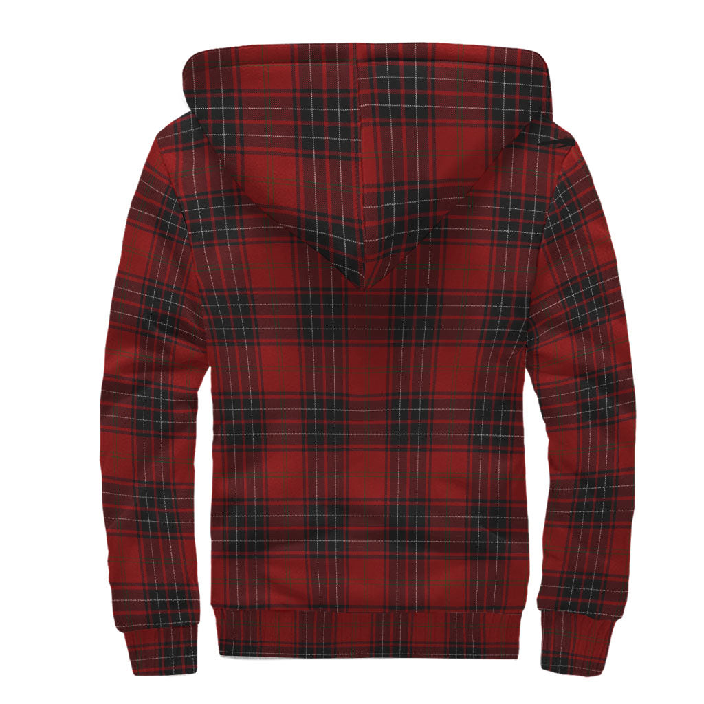 Wemyss Tartan Sherpa Hoodie with Family Crest - Tartan Vibes Clothing