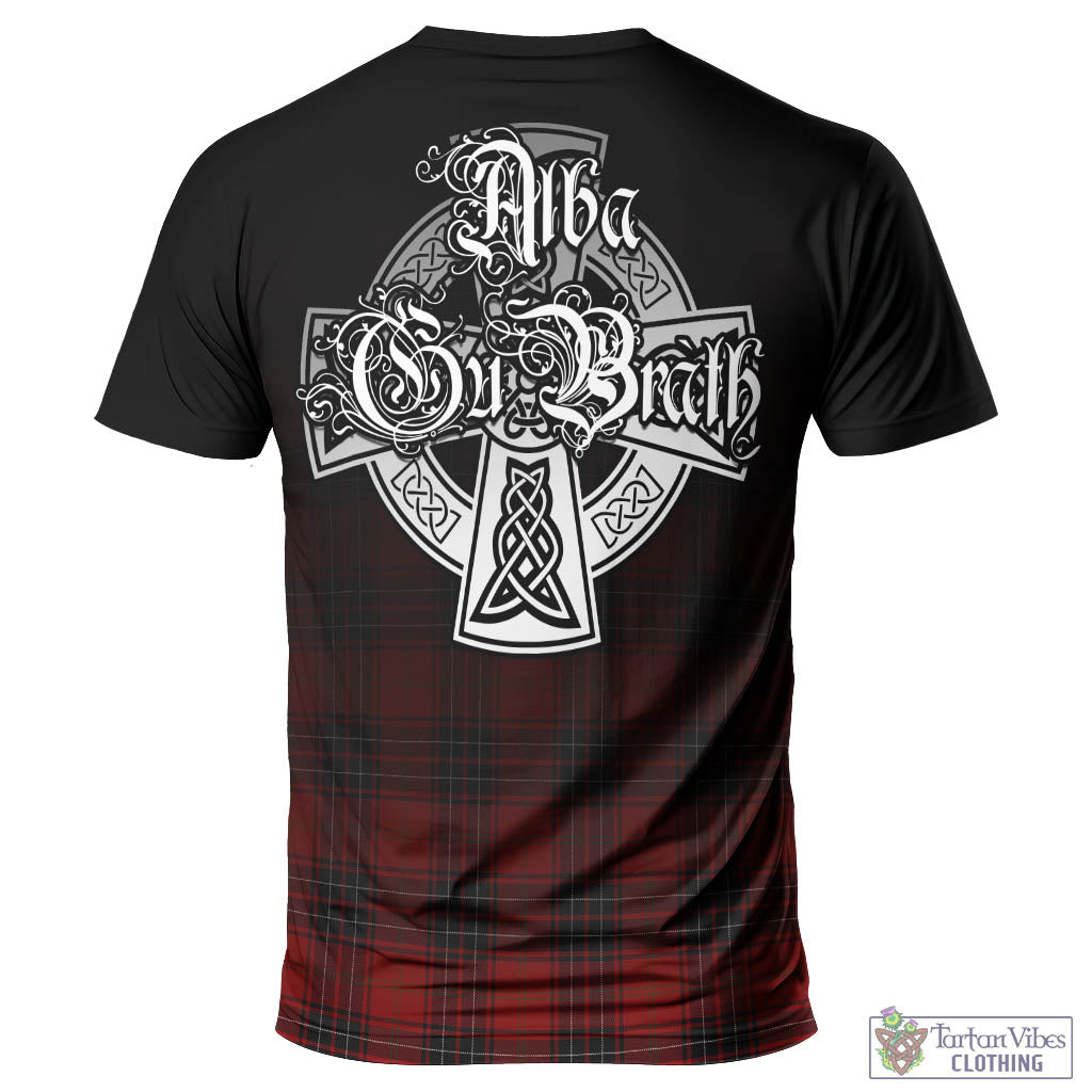 Tartan Vibes Clothing Wemyss Tartan T-Shirt Featuring Alba Gu Brath Family Crest Celtic Inspired