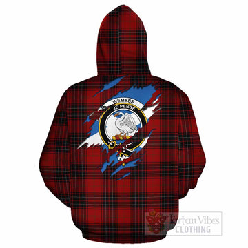 Wemyss Clan Crest In Me Tartan Cotton Hoodie Scotland Flag Style
